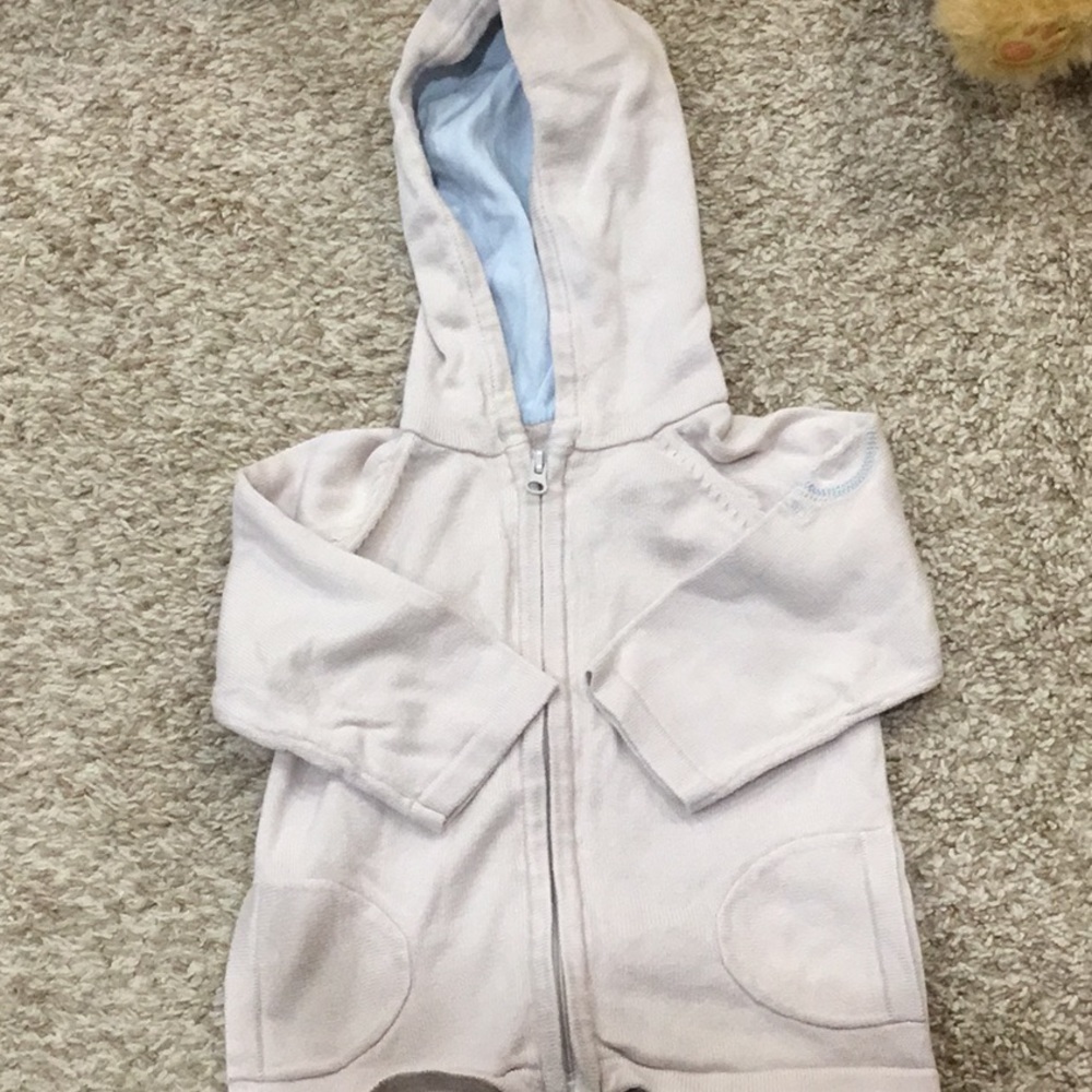 Kaloo sweater with hood and zipper